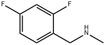 Benzenemethanamine, 2,4-difluoro-N-methyl- (9CI) 结构式