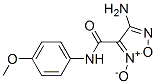 1,2,5-Oxadiazole-3-carboxamide,4-amino-N-(4-methoxyphenyl)-,2-oxide(9CI) 结构式