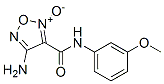 1,2,5-Oxadiazole-3-carboxamide,4-amino-N-(3-methoxyphenyl)-,2-oxide(9CI) 结构式