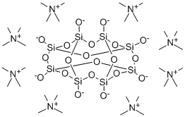四甲基铵基笼形聚倍半硅氧烷 结构式
