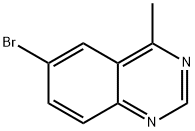6-溴-4-甲基-喹唑啉 结构式