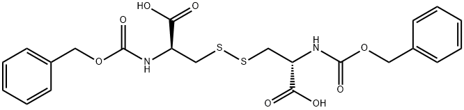 N,N'-二(苄氧羰基)-L-胱氨酸 结构式