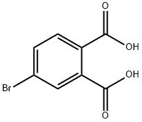 4-溴邻苯二甲酸 结构式