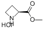 2-氮杂丁烷羧酸甲酯盐酸盐 结构式