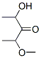 3-Pentanone, 2-hydroxy-4-methoxy- (9CI) 结构式