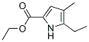 5-Ethyl-4-methyl-1H-pyrrole-2-carboxylic acid ethyl ester 结构式