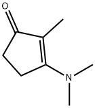 3-(Dimethylamino)-2-methyl-2-cyclopenten-1-one 结构式