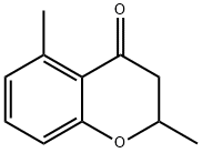 2,3-二氢-2,5-二甲基-4H-1-苯并吡喃-4-酮 结构式