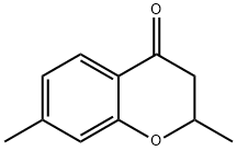 2,3-Dihydro-2,7-dimethyl-4H-1-benzopyran-4-one 结构式