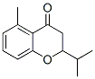 2,3-Dihydro-5-methyl-2-isopropyl-4H-1-benzopyran-4-one 结构式