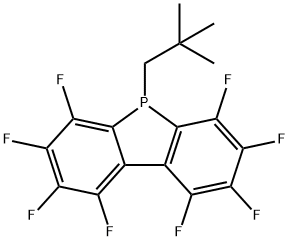 5-(2,2-Dimethylpropyl)-1,2,3,4,6,7,8,9-octafluoro-5H-dibenzophosphole 结构式