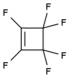 六氟环丁烯 结构式