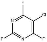 2,4,6-三氟-5-氯嘧啶 结构式