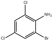 2-溴-4,6-二氯苯胺 结构式