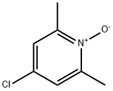 4-CHLORO-2,6-DIMETHYLPYRIDINE N OXIDE 结构式