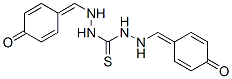 1,3-bis[(4-oxo-1-cyclohexa-2,5-dienylidene)methylamino]thiourea 结构式