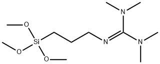 氮氮氮‘氮'-四甲基胍基丙基三甲氧基硅烷 结构式