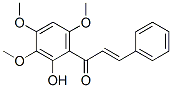 (E)-1-(2-hydroxy-3,4,6-trimethoxy-phenyl)-3-phenyl-prop-2-en-1-one 结构式