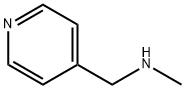 N-甲基-N-(4-吡啶甲基)胺 结构式