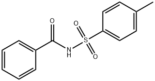 N-BENZOYL-4-METHYL-BENZENESULFONAMIDE 结构式