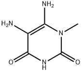 5,6-二氨基-1-甲基尿嘧啶 结构式
