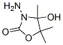 3-氨基-4-羟基-4,5,5-三甲基-噁唑烷-2-酮 结构式