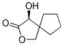 2-Oxaspiro[4.4]nonan-3-one, 4-hydroxy-, (4S)- (9CI) 结构式