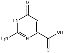 2-氨基-6-羟基嘧啶-4-羧酸 结构式
