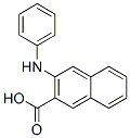 3-anilinonaphthalene-2-carboxylic acid 结构式