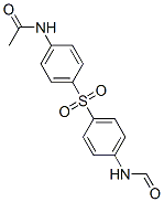 N-[4-(4-formamidophenyl)sulfonylphenyl]acetamide 结构式