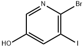 2-溴-3-碘-5-羟基-吡啶 结构式