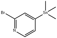 2-BROMO-4-(TRIMETHYLSTANNYL)-PYRIDINE 结构式