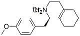 (R)-1,2,3,4,5,6,7,8-octahydro-1-(4-methoxybenzyl)isoquinolinium chloride 结构式