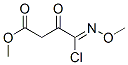 methyl 4-chloro-4-(methoxyimino)-3-oxobutyrate  结构式