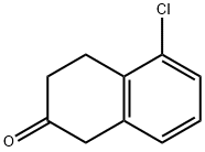 5-氯-3,4-二氢-1H-2-萘酮 结构式