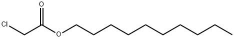 2-氯乙酸癸酯 结构式