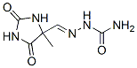 [(4-methyl-2,5-dioxo-imidazolidin-4-yl)methylideneamino]urea 结构式