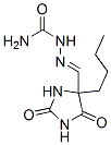 [(4-butyl-2,5-dioxo-imidazolidin-4-yl)methylideneamino]urea 结构式