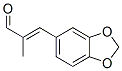 3-(1,3-苯并二氧戊环-5-基)甲基丙烯醛 结构式