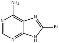 8-溴腺嘌呤 结构式