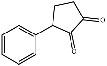 3-Phenylcyclopentane-1,2-dione 结构式
