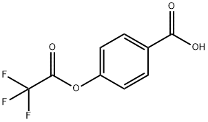 4-[(Trifluoroacetyl)oxy]benzoic acid 结构式