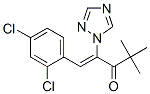 1-(2,4-DICHLOROPHENYL)-4,4-DIMETHYL-2-(1H-1,2,4-TRIAZOL-1-YL)-1-PENTEN-3-ONE 结构式