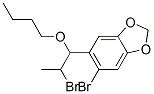 6-bromo-5-(2-bromo-1-butoxy-propyl)benzo[1,3]dioxole 结构式