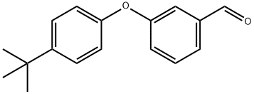 3-(4-叔丁基苯氧基)苯甲醛 结构式