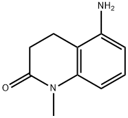 5-氨基-1-甲基-3,4-二氢-1H-喹啉-2-酮 结构式