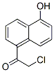 Ethanone, 2-chloro-1-(5-hydroxy-1-naphthalenyl)- (9CI) 结构式