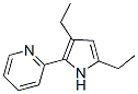 Pyridine, 2-(3,5-diethyl-1H-pyrrol-2-yl)- (9CI) 结构式