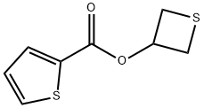 2-Thiophenecarboxylicacid,3-thietanylester(9CI) 结构式