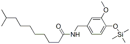 N-[[3-Methoxy-4-(trimethylsiloxy)phenyl]methyl]-9-methyldecanamide 结构式